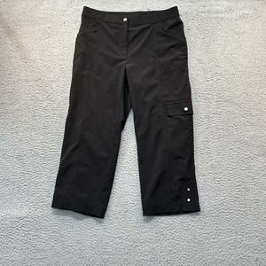 Zenergy Golf Pants Womens Capri Size 0.5X21 Black By Chicos